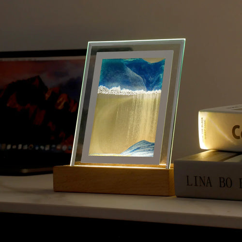 Sand Art LED Quicksand Artistic Table Lamp - Image 0
