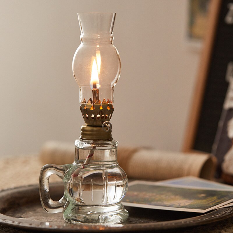 Vintage Kerosene Oil Lamp - Image 1
