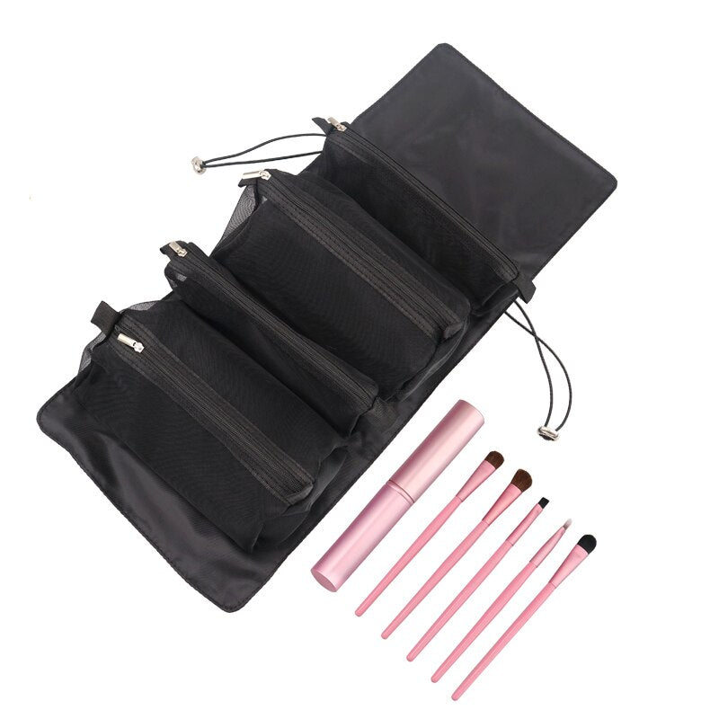 Foldable Detachable Mesh Cosmetic Travel Bag - Image 15