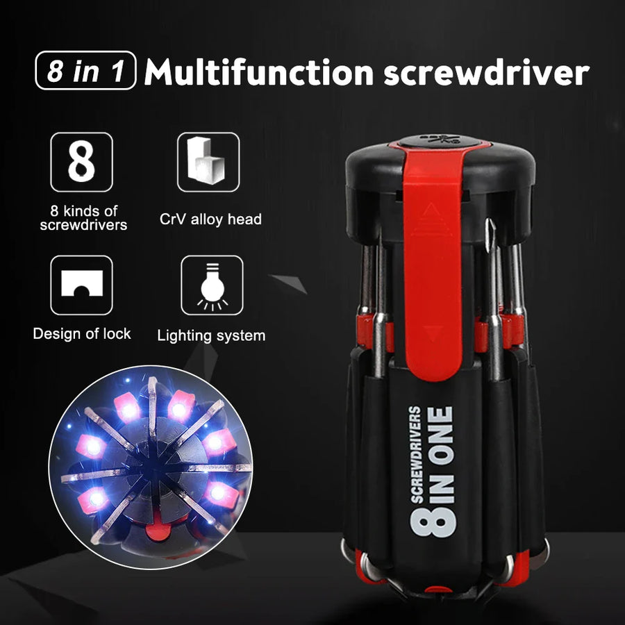 Bright Fix 8in1 LED Multi-Tool Screwdriver - Image 2