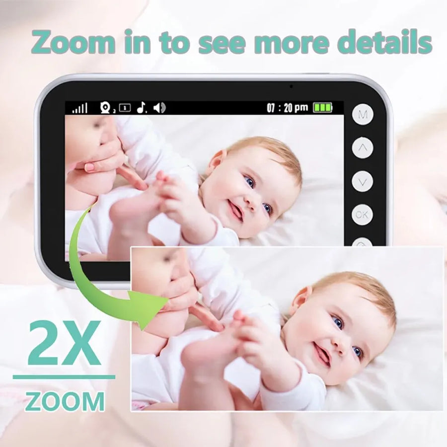 Baby Monitor Surveillance Night Vision Music Nanny Camera - Image 5