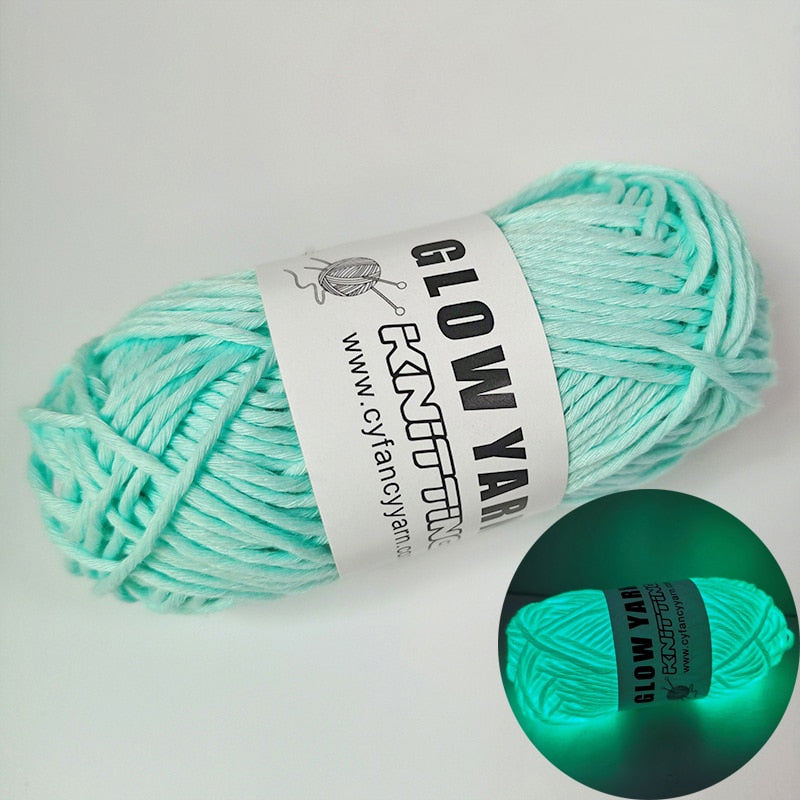 Sparkle Glow Luminous Knitting Yarn - Image 8