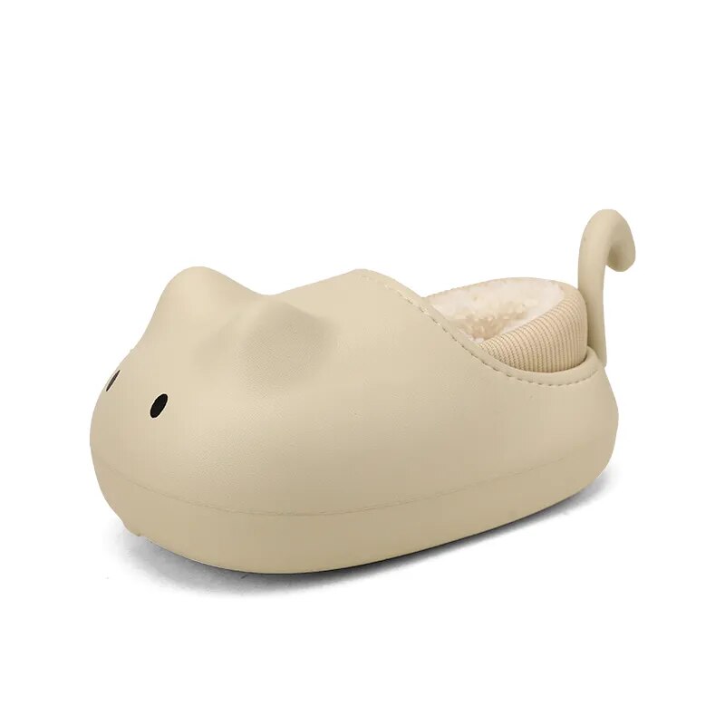 Cozy Cat Winter Kids Plush Shoe - Image 6