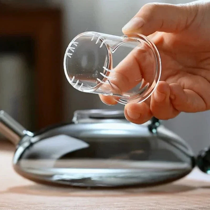 Pure Brew Aesthetic Heat-Resistant Glass Teapot - Image 2