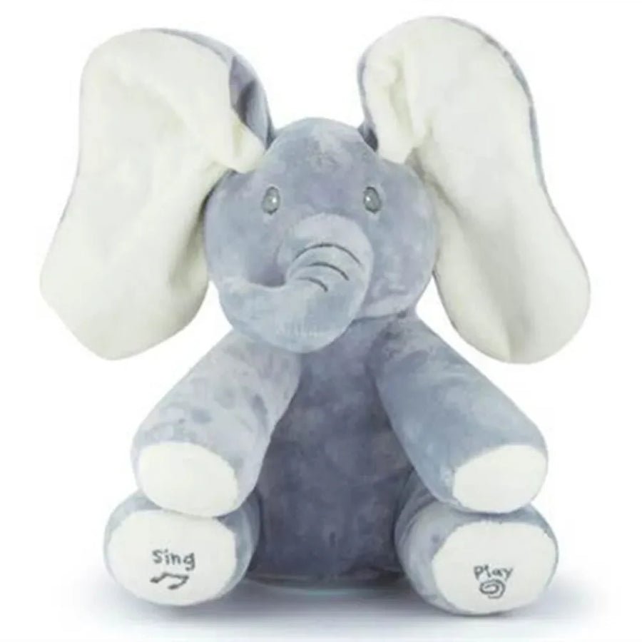 Playful Tunes Electric Hide and Seek Plush Elephant - Image 8