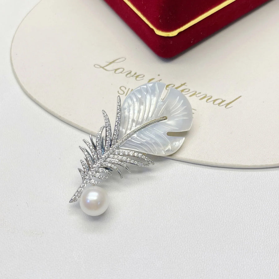 Classic Croissant Accent Brooch - Image 9
