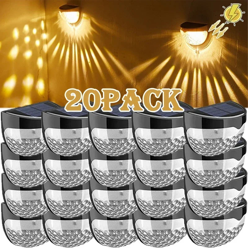 Outdoor Waterproof Solar LED Patio Wall Lamp - Image 3