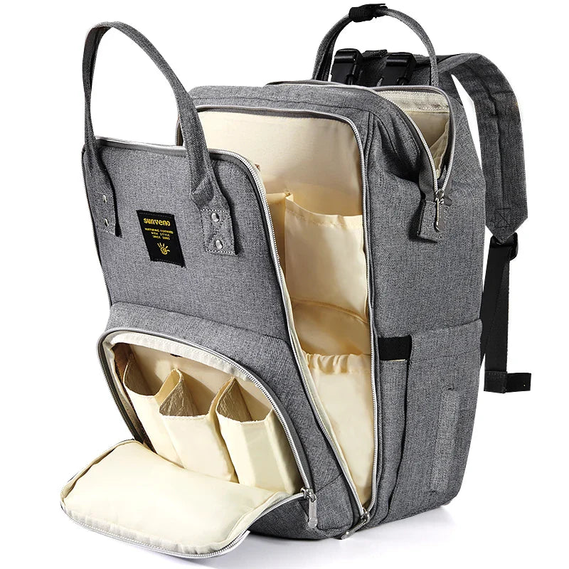 Baby Diaper Large Capacity Stylish Modern Backpack - Image 1