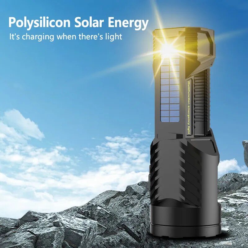 Solar High-Power Multifunctional Flashlight - Image 2