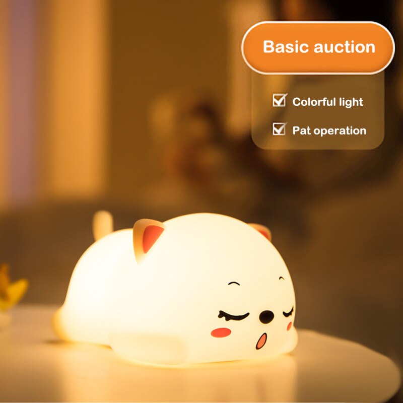 Mini Cat LED Touch Sensor Night Lamp - Image 4