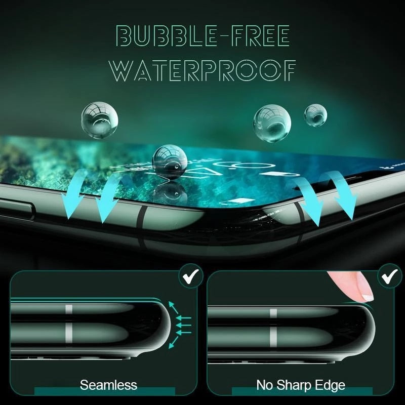 Full Cover Luminous Tempered Glass iPhone Screen Protector - Image 5