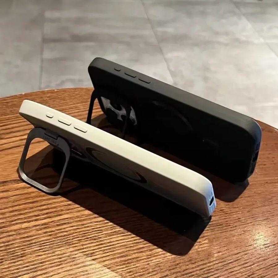 Magnetic Soft Wrist Bracket Lens Cover iPhone Case - Image 5