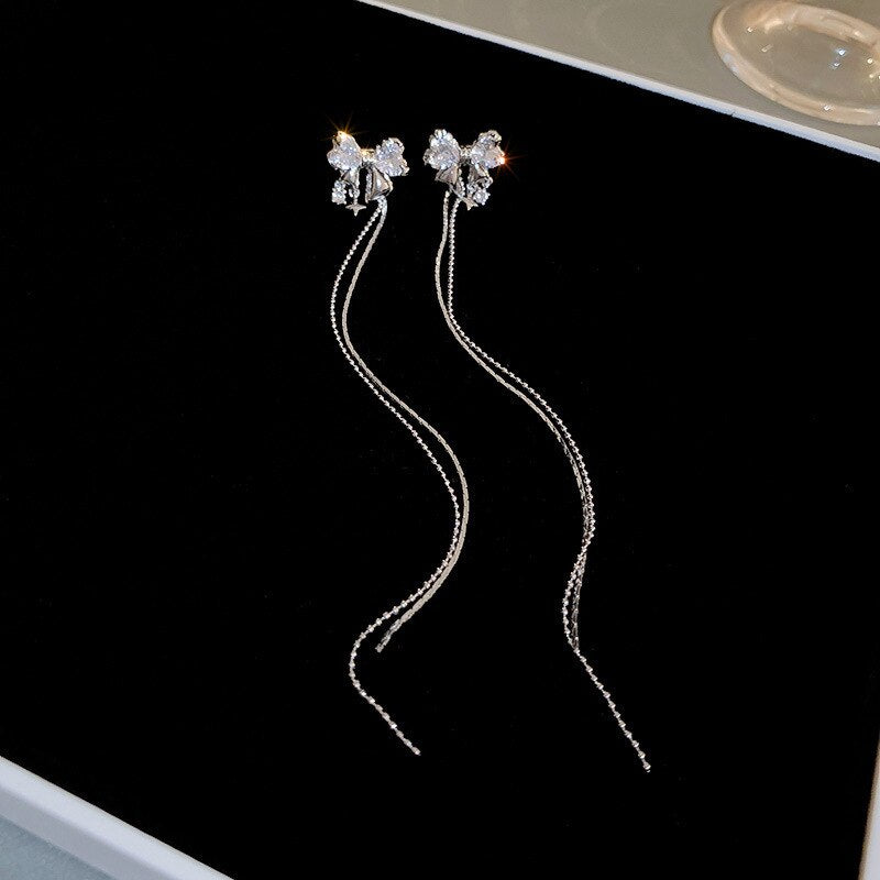 Kiss of the Butterfly Zircon Earrings - Image 3