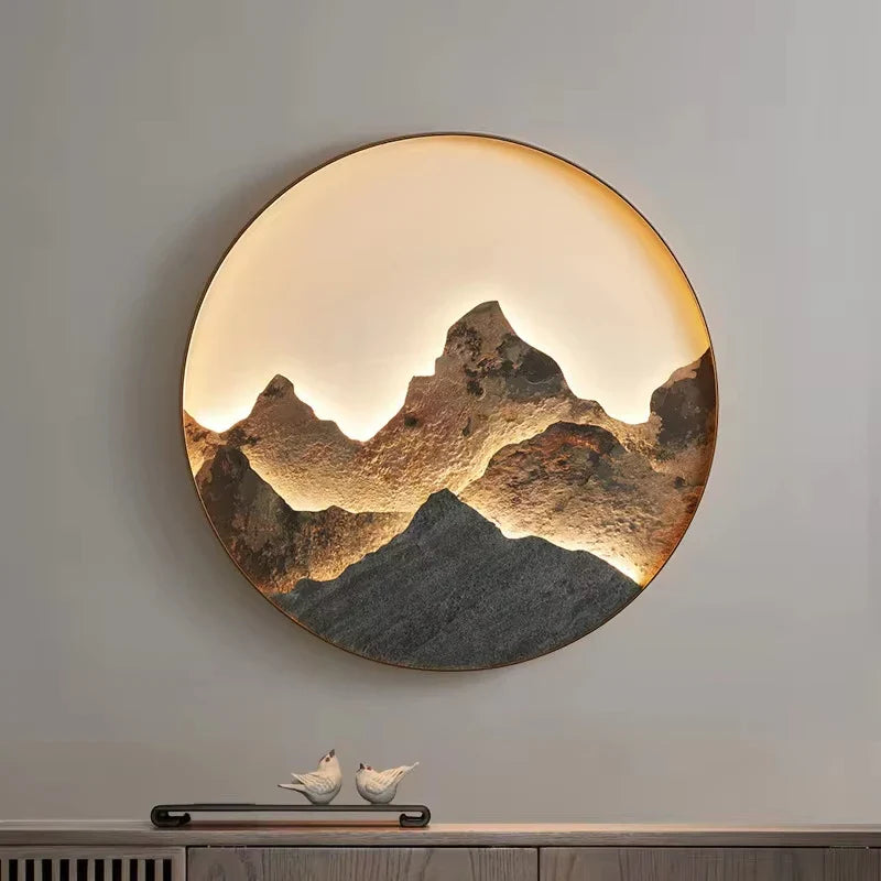 Zen-Inspired Landscape View Artsy Wall Decor - Image 0