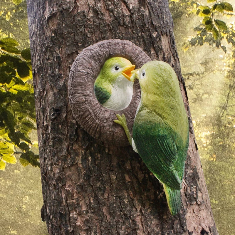 Lovebirds Tree Hug Wall Hanging Decor - Image 5