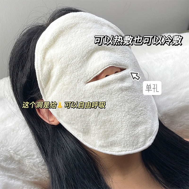 Facial Steamer Cotton Mask Face Spa Towel - Image 5