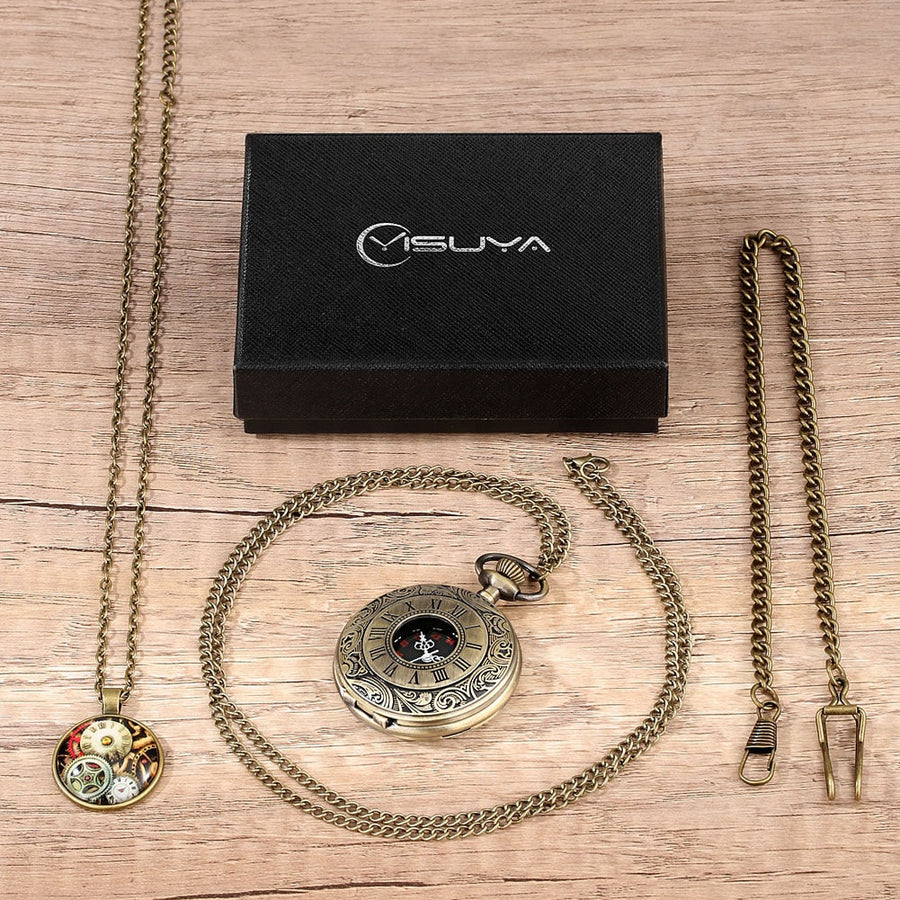 Digital Stainless Steel Pocket Watch Gift Set - Image 30