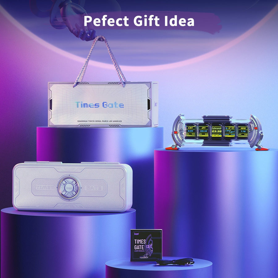 Home Pixel Art-Infused Digital Desktop Watch - Image 5