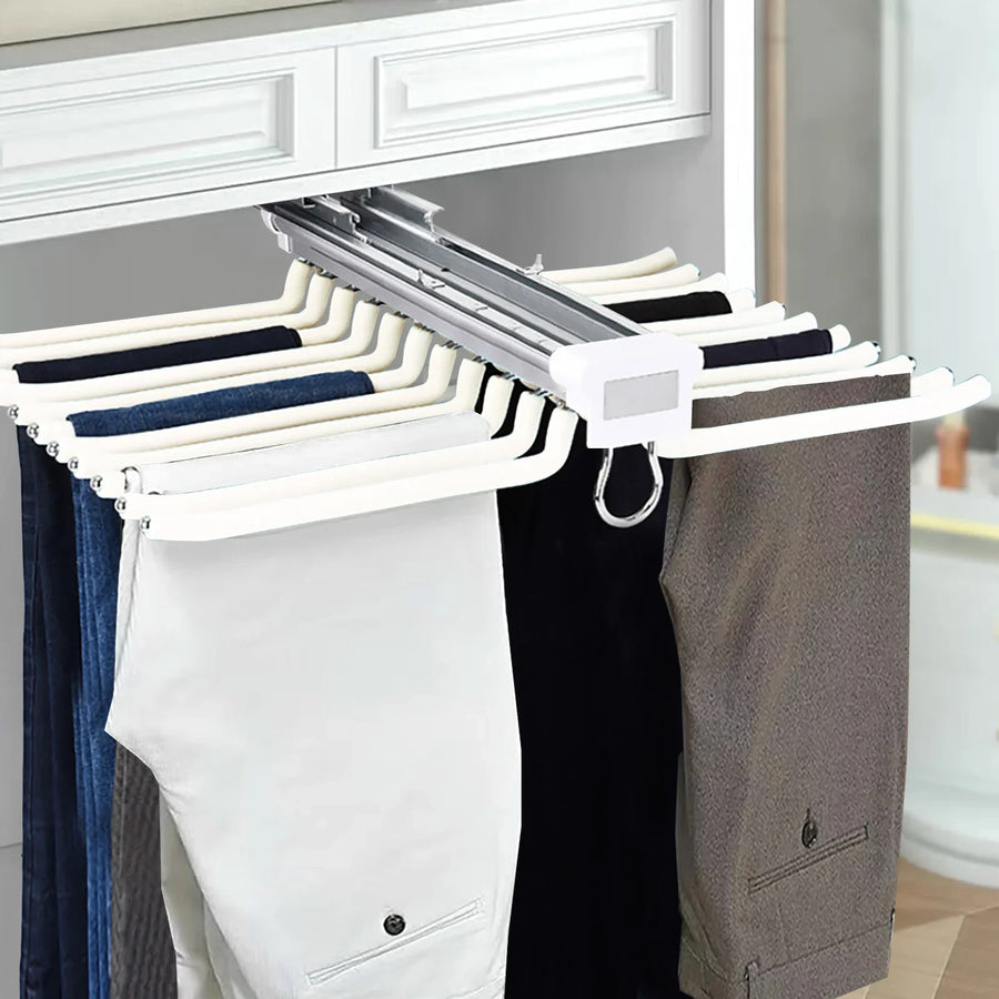 Smart Slide-Out Rail Cloth Organizer - Image 3