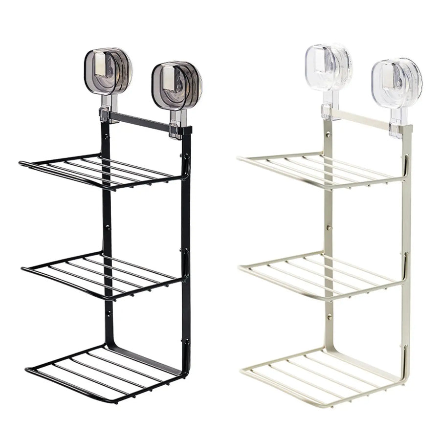 Food Preparation Wall-Mounted 3-Layer Organizer Rack - Image 4