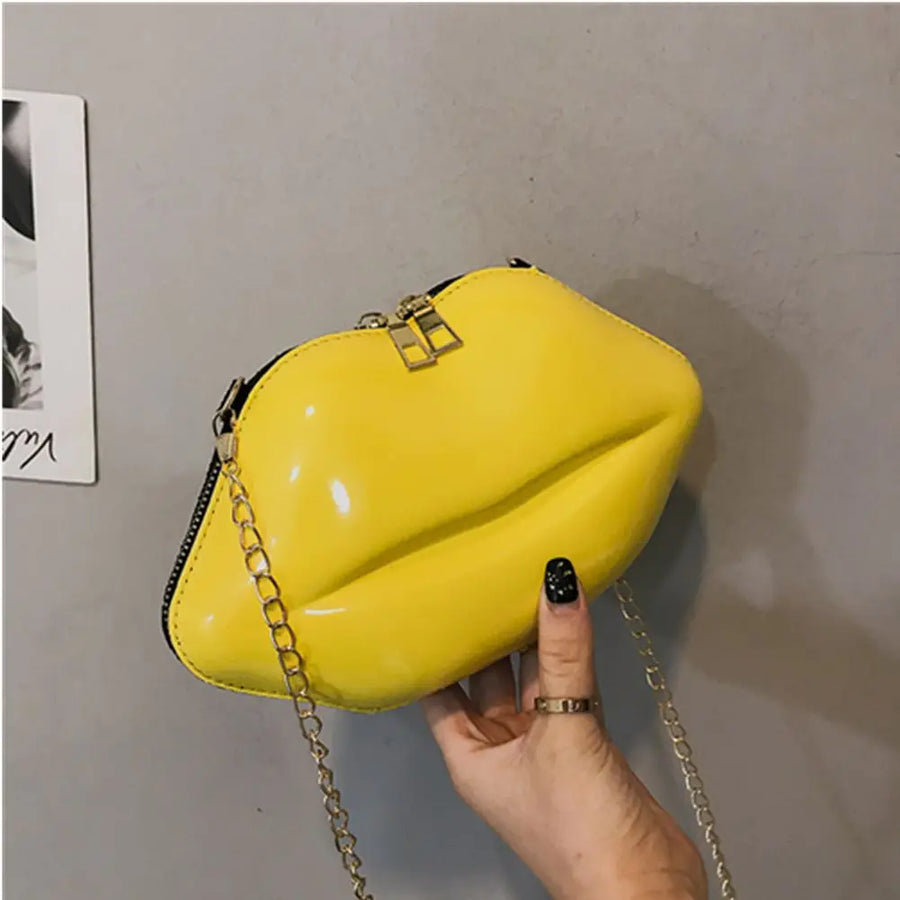 Kiss Me Lips Crossbody Bag
