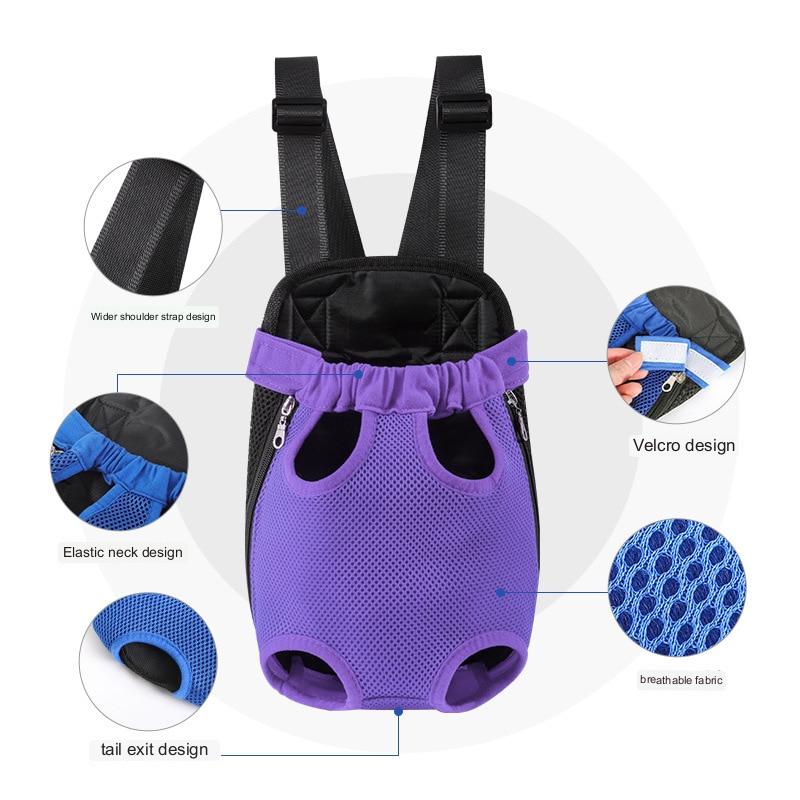 Breathable Mesh Pet Journey Carrier Backpack - Image 1