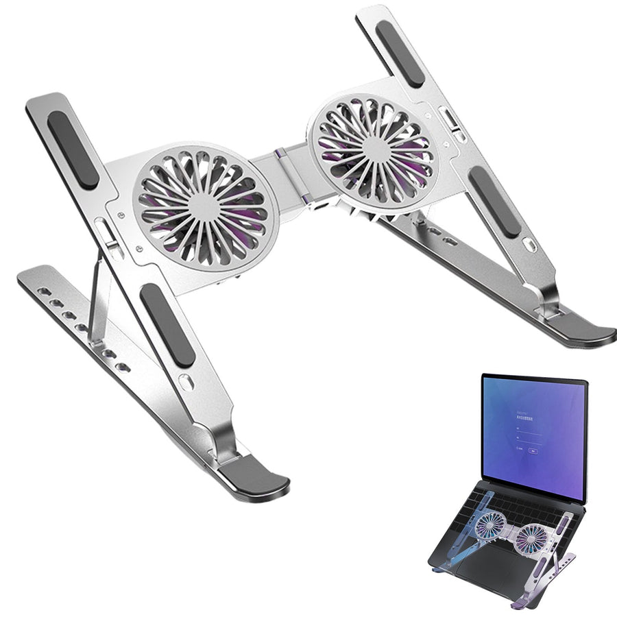 Foldable Dual Fan Laptop Cooler Stand - Image 3