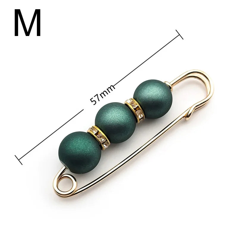 Pearl Charm Button Brooch - Image 14