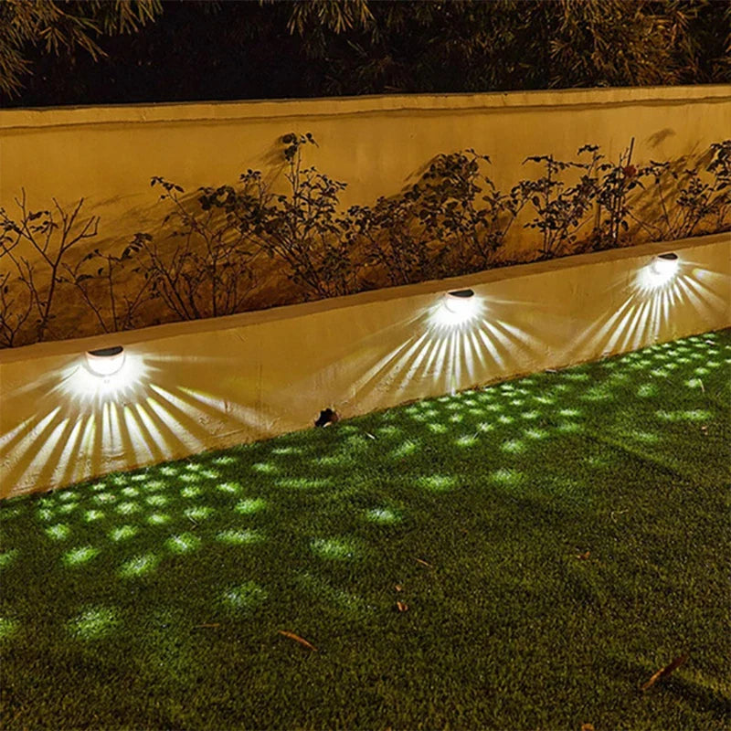 Outdoor Waterproof Solar LED Patio Wall Lamp - Image 2