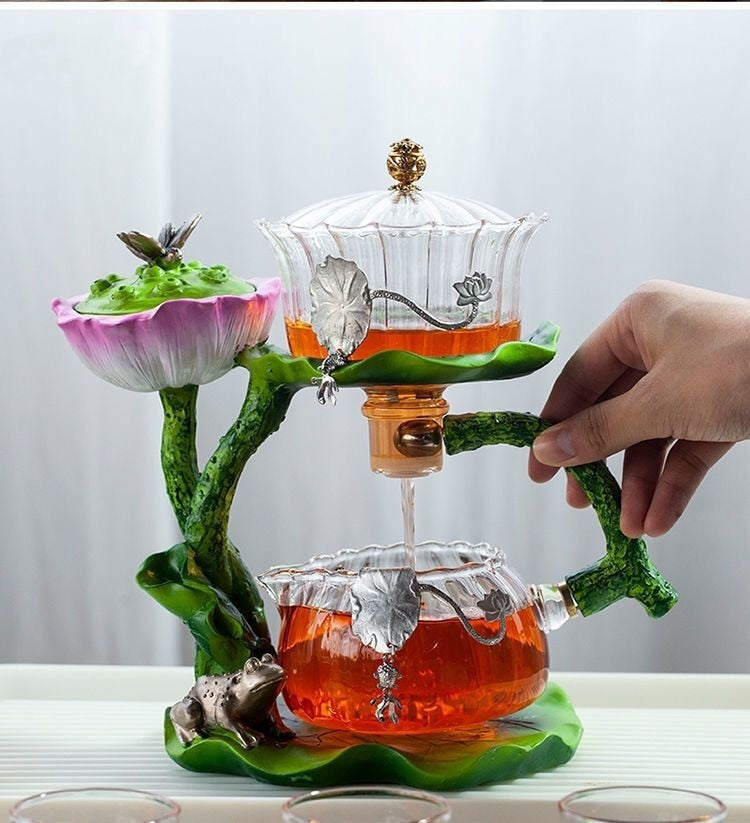 Mystic Lotus Incense Teapot - Image 0
