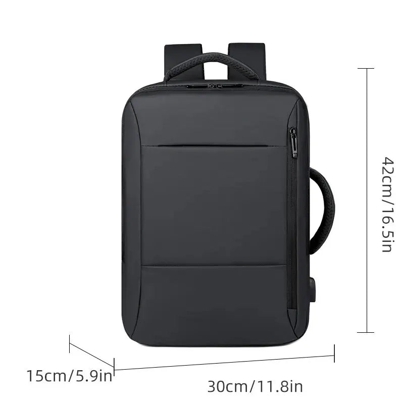 Simple Life USB Charging Business Backpack - Image 3