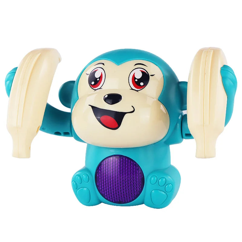 Interactive Monkey Rolling Light-Up Musical Toy - Image 3