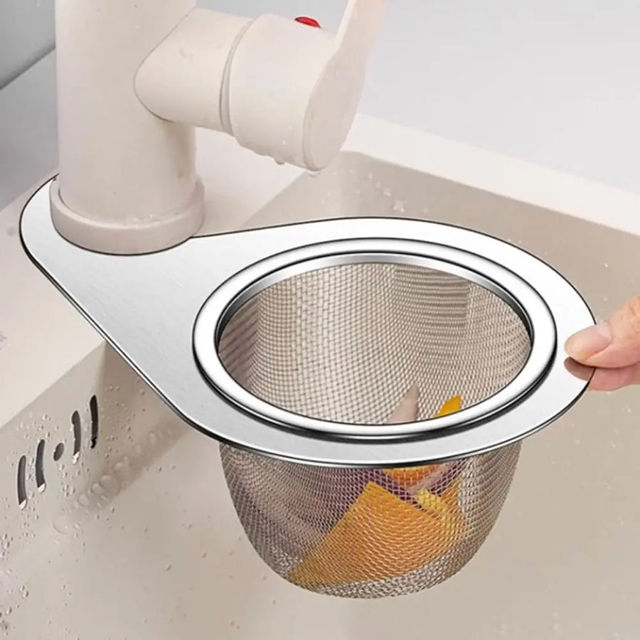 Stainless Steel Sink Organizer Drain Basket - Image 1