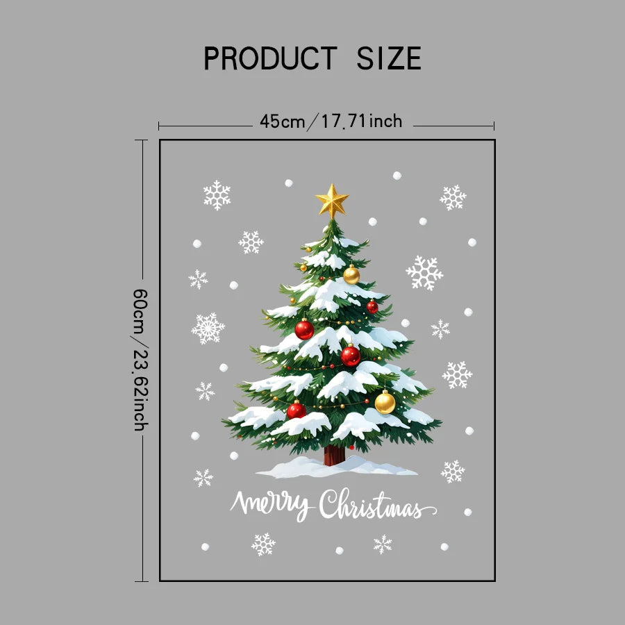 Merry Glow 3D Christmas Tree Sticker - Image 7