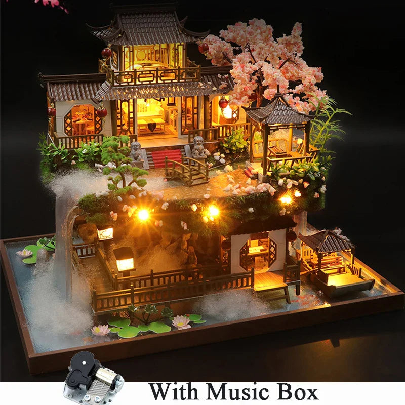 DIY Wooden Chinese Ancient Casa Miniature Building Kit - Image 7