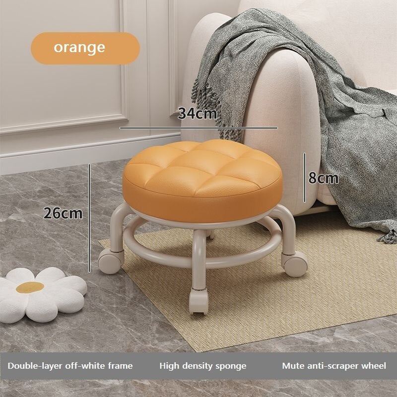 RollEase Mini Rolling Elegant Low Stool - Image 6