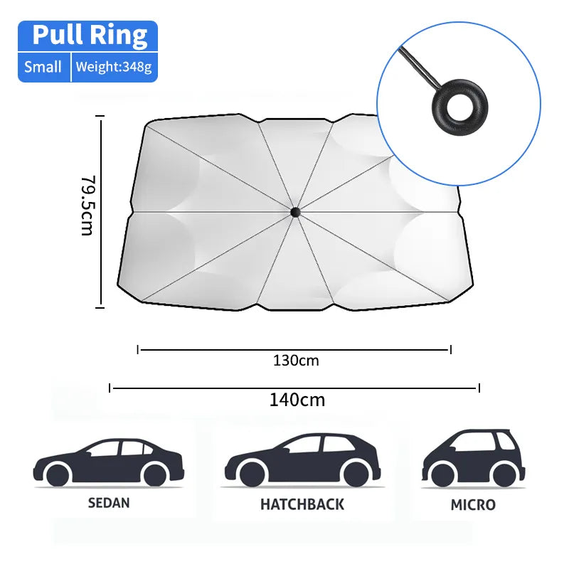 Sunshield Foldable Car Windshield Umbrella - Image 10