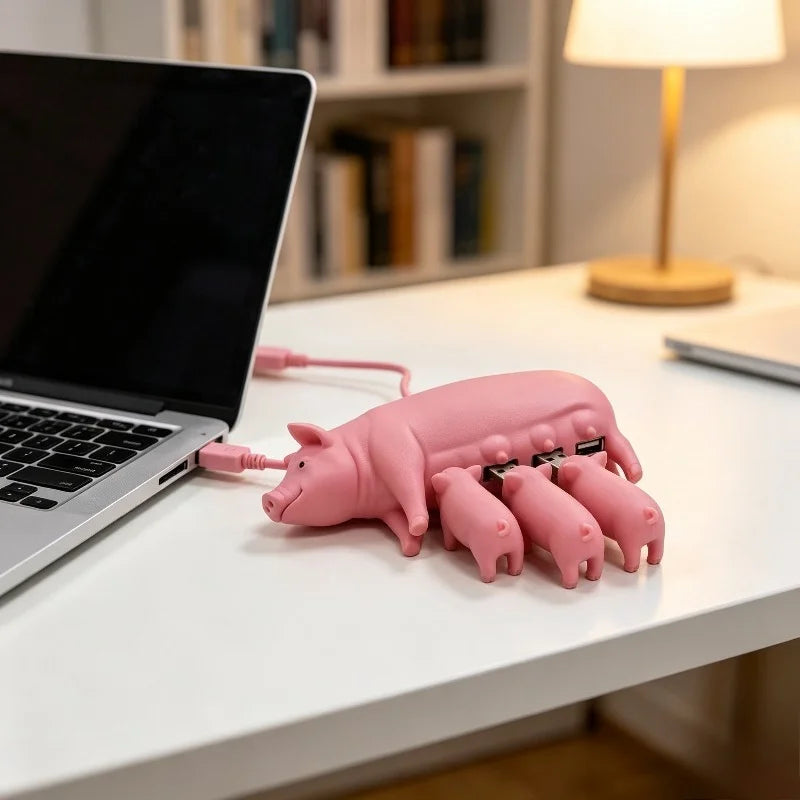 Piggy Family USB Flash Drive Set