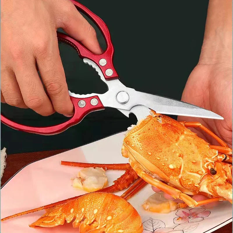 Japanese Stainless Steel Ultimate Task Kitchen Scissors - Image 4