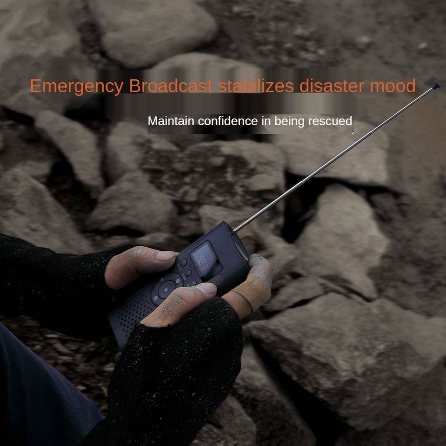 6in1 Radio Flashlight Laser Light Power Bank - Image 2