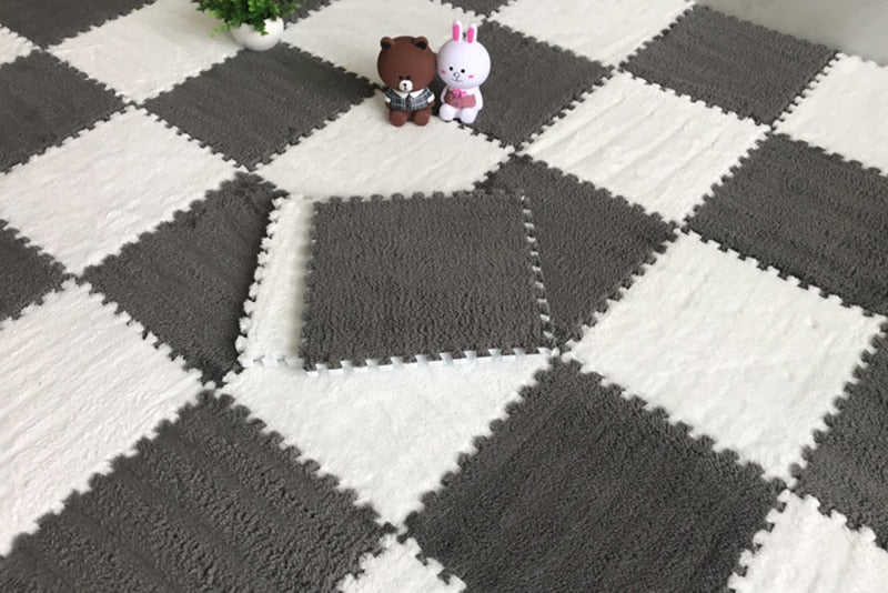 DIY Winter Plush Puzzle Mat - Image 10