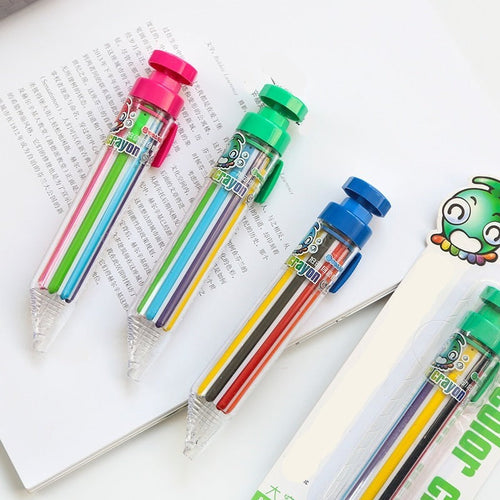 Retractable Kids Multi Coloring Pen - Image 0