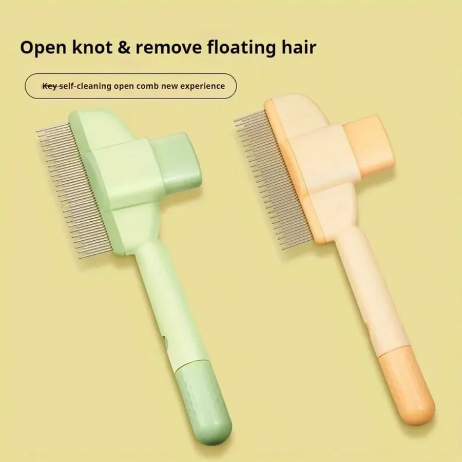 Flea Removal Easy Self-Cleaning Pet Brush - Image 4