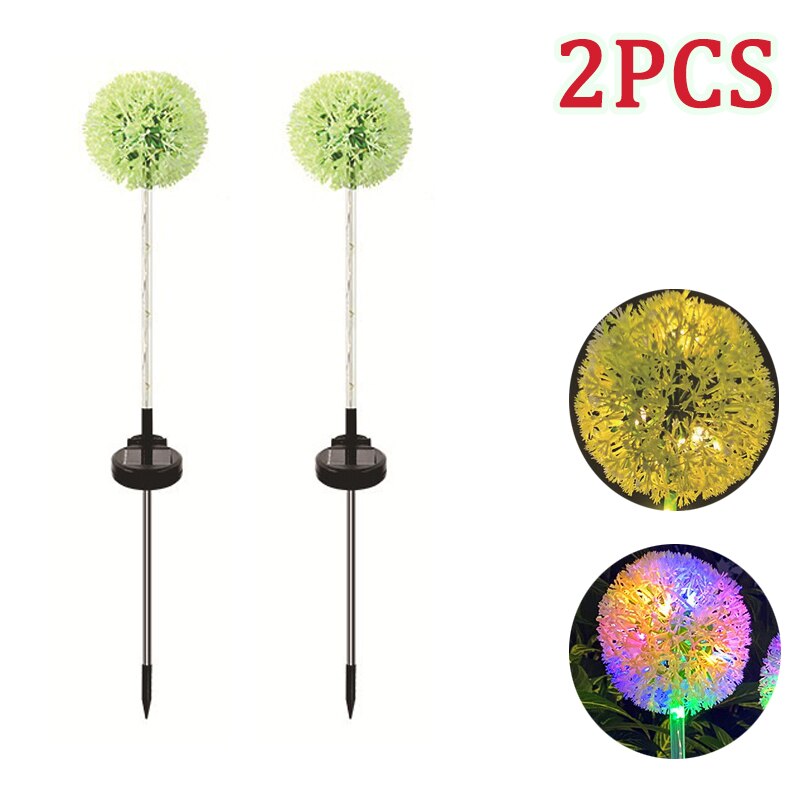Garden Glow Solar-Powered Dandelion Lights - Image 4