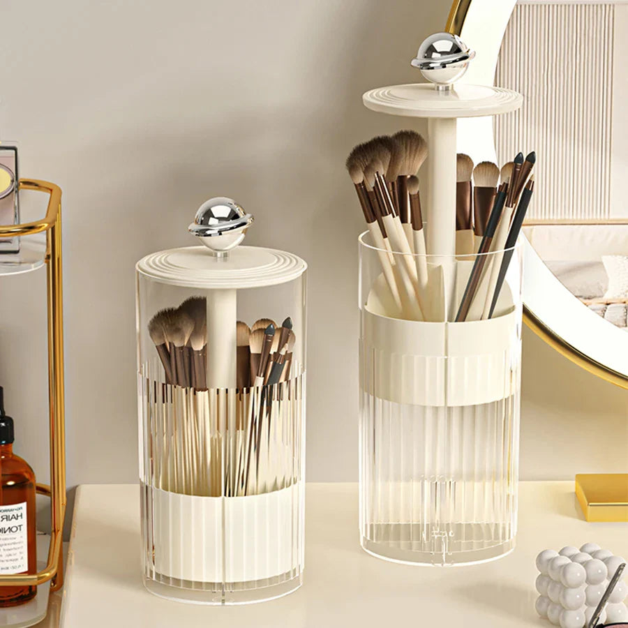 Auto Lift & Luxe Makeup Brush Organizer - Image 1