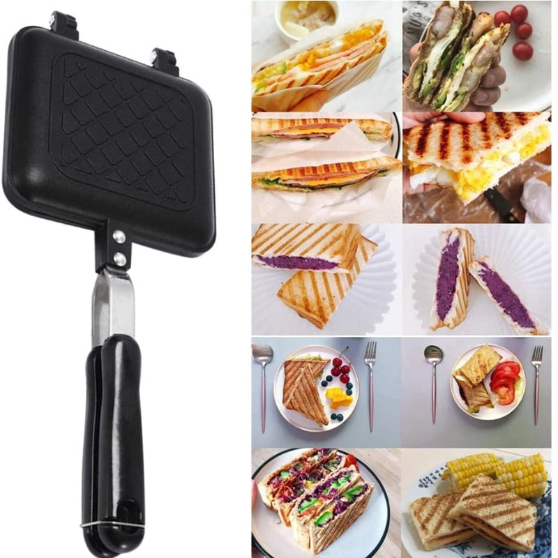Double Sided Non-Stick Sandwich Maker Pan - Image 1