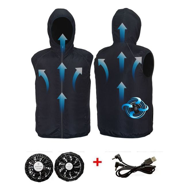 Outdoor Summer Cooling Fan Jacket - Image 9