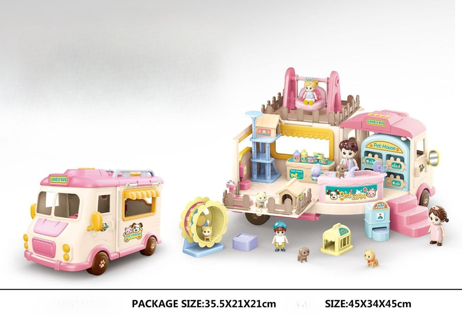 Mega School Party Express Bus House Toy - Image 5