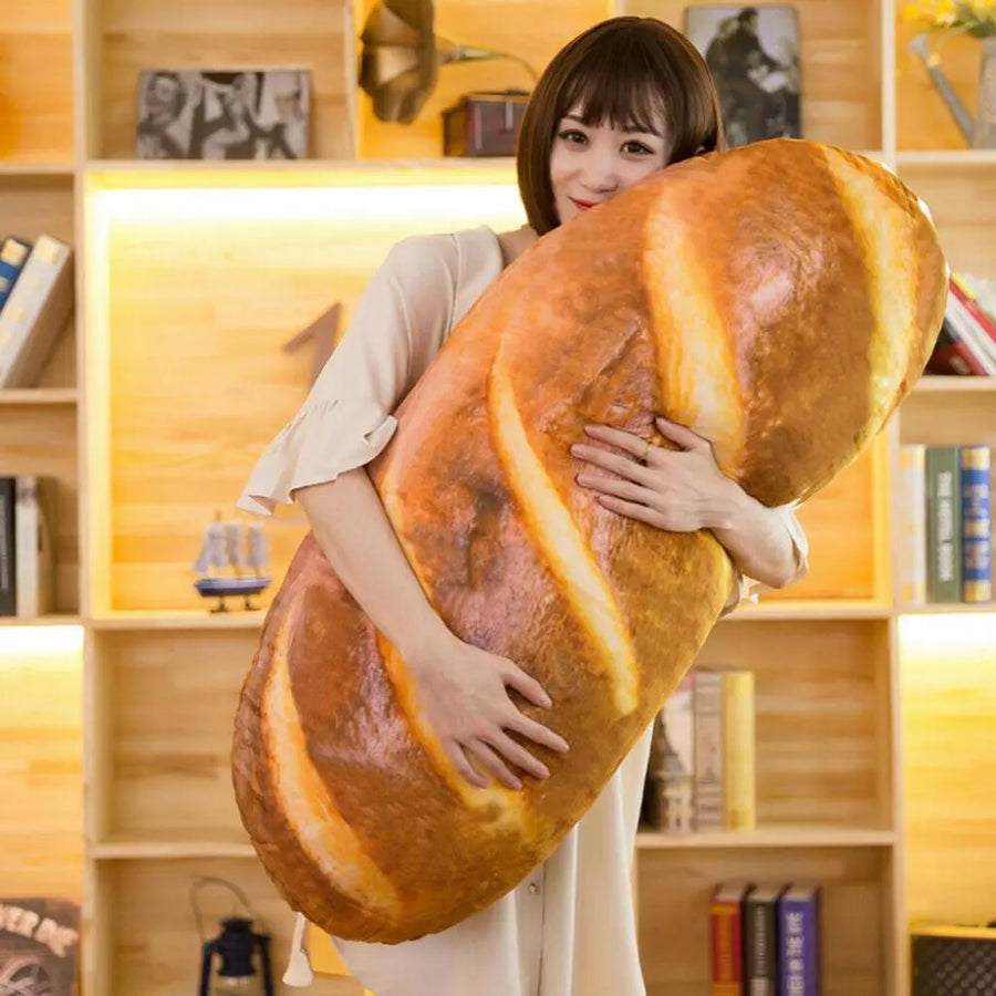 Large Bread Soft Washable Plush Pillow - Image 2