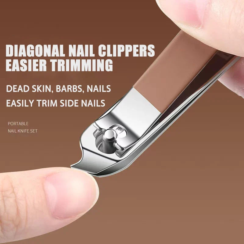 Professional Nail Manicure Stainless Steel Tool Set - Image 3